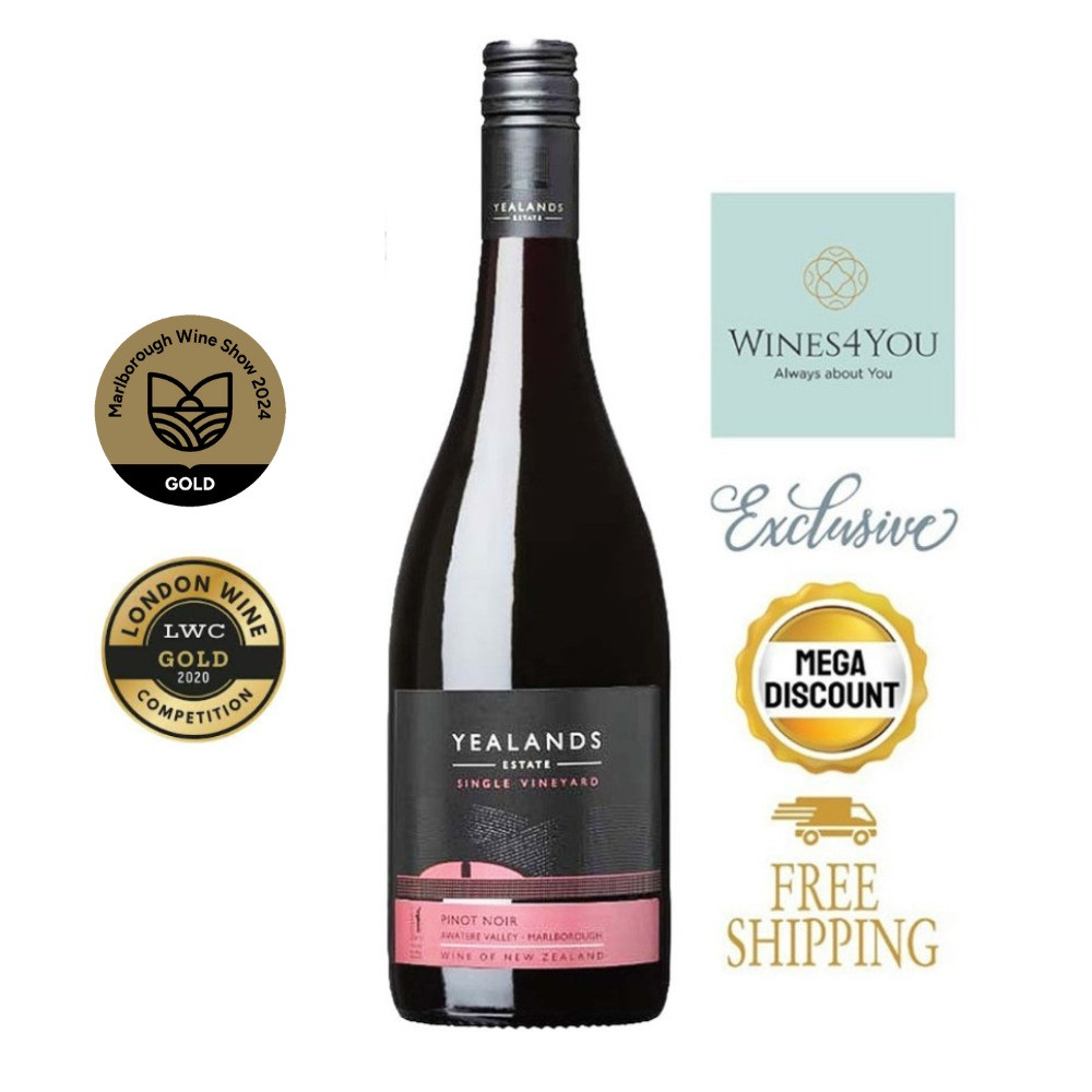Yealands Estate Single Vineyard Pinot Noir New Zealand Red Wine 2021